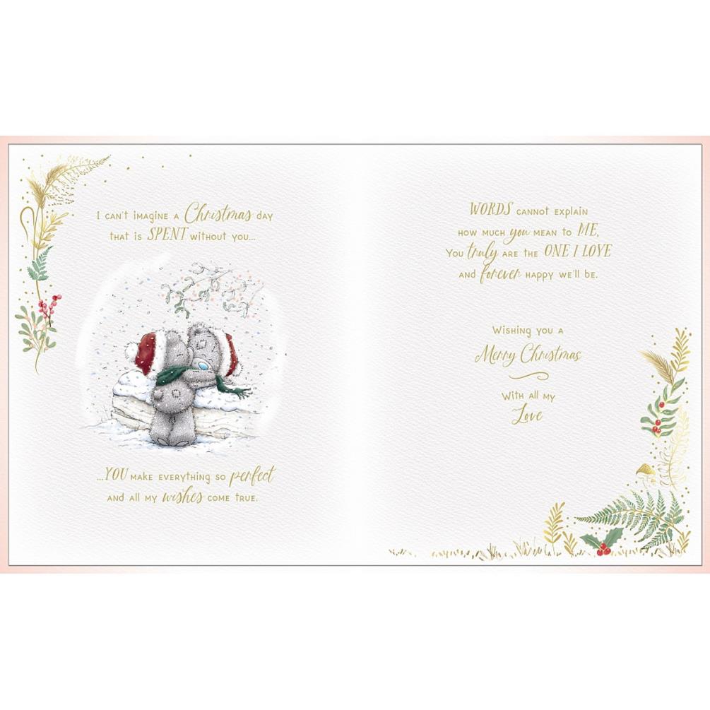One I Love Me to You Bear Boxed Christmas Card Extra Image 1